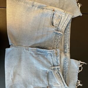 Old Navy Light Blue Cropped Flare Jeans